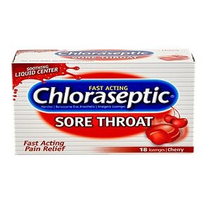 Chloraseptic Lozenge Cherry 18s