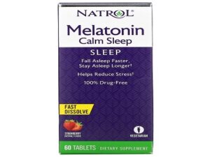 أقراص Natrol Melatonin Calm Sleep 60s