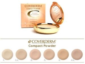 Coverderm Compact Powder Oily Skin (1,2,3,4)
