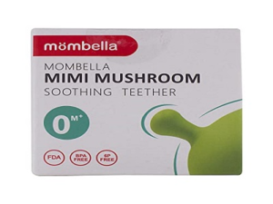 Mombella Mini Mushroom Soothing Teether 0 Plus Months