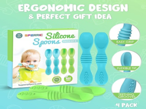 Sperric Silicone Spoon Pack of 4