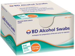 BD Alcohol Swab 100s