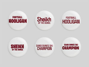 Assorted Qatar Themed Pins - Set 2 (10 QR per pin)