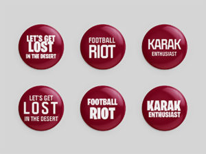 Assorted Qatar Themed Pins - Set 4 (10 QR per pin)