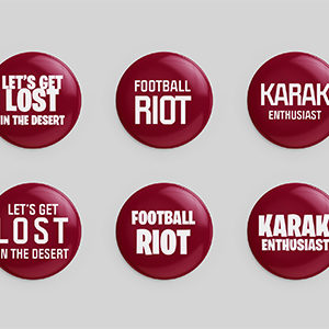Assorted Qatar Themed Pins - Set 4 (10 QR per pin)
