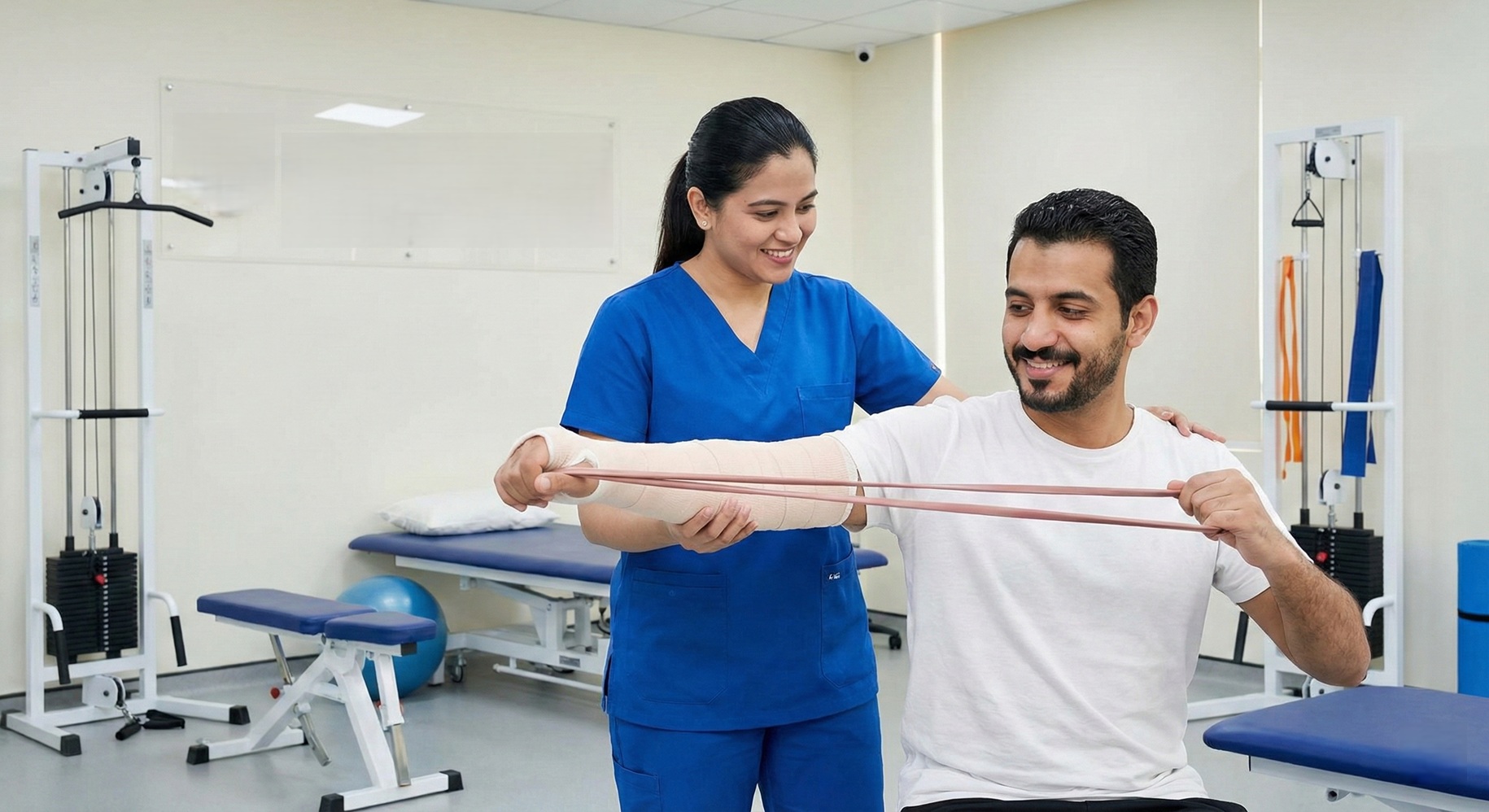 post-fracture physiotherapy